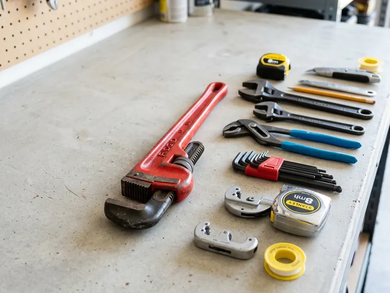 Professional plumbers in Wayne City, IL equipped with top-tier tools for residential and commercial plumbing services.